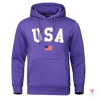 USA Hoodie/Sweatshirt for Men and Women, Anti-Wrinkle, Long Sleeves with Pockets, Pullovers-Shirts & tops-SWEET T 52