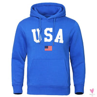 USA Hoodie/Sweatshirt for Men and Women, Anti-Wrinkle, Long Sleeves with Pockets, Pullovers-Shirts & tops-SWEET T 52