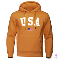 USA Hoodie/Sweatshirt for Men and Women, Anti-Wrinkle, Long Sleeves with Pockets, Pullovers-Shirts & tops-SWEET T 52