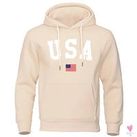 USA Hoodie/Sweatshirt for Men and Women, Anti-Wrinkle, Long Sleeves with Pockets, Pullovers-Shirts & tops-SWEET T 52