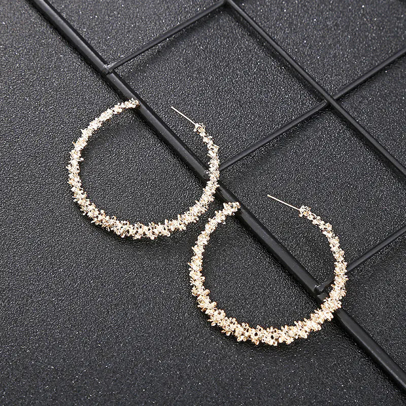 Trendy C-Shaped Half-Round Earrings for Ear Decoration
