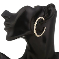 Trendy C-Shaped Half-Round Earrings for Ear Decoration