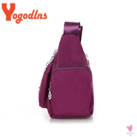 Waterproof Shoulder Bag - Women's Casual Crossbody Bag - Multifunction Shopping Handbag Sweet T 52