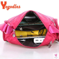 Waterproof Shoulder Bag - Women's Casual Crossbody Bag - Multifunction Shopping Handbag Sweet T 52