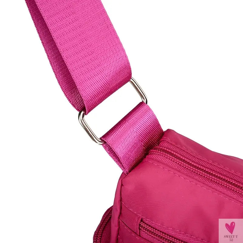 Waterproof Shoulder Bag - Women's Casual Crossbody Bag - Multifunction Shopping Handbag Sweet T 52