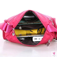 Waterproof Shoulder Bag - Women's Casual Crossbody Bag - Multifunction Shopping Handbag Sweet T 52