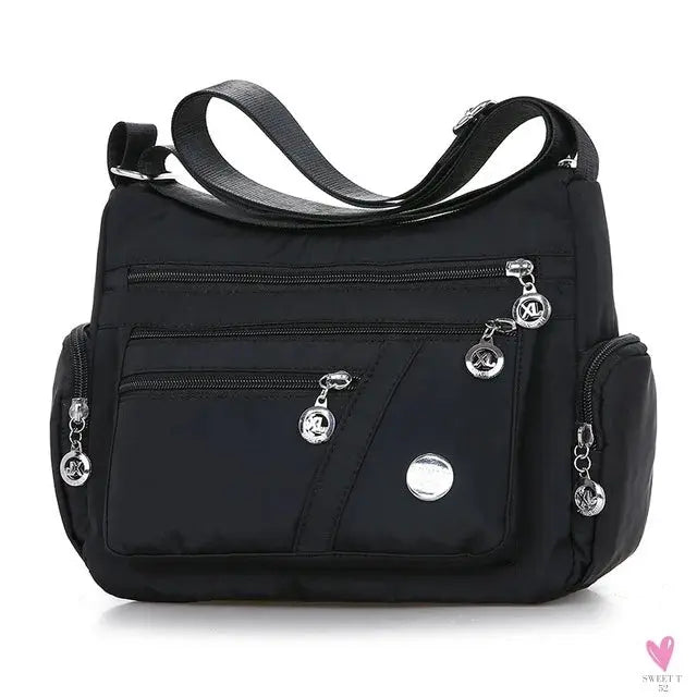Waterproof Shoulder Bag - Women's Casual Crossbody Bag - Multifunction Shopping Handbag Sweet T 52