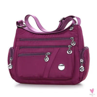 Waterproof Shoulder Bag - Women's Casual Crossbody Bag - Multifunction Shopping Handbag Sweet T 52