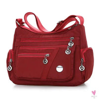 Waterproof Shoulder Bag - Women's Casual Crossbody Bag - Multifunction Shopping Handbag Sweet T 52
