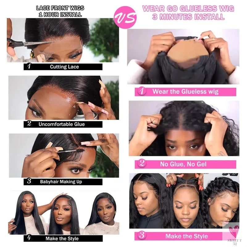 Wear Go Short Curly Lace Wigs Highlight Honey Blonde Deep Curly Synthetic Lace Wigs for Women Pre Cut Lace Wig Sweet T 52