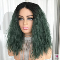 Wear Go Short Curly Lace Wigs Highlight Honey Blonde Deep Curly Synthetic Lace Wigs for Women Pre Cut Lace Wig Sweet T 52