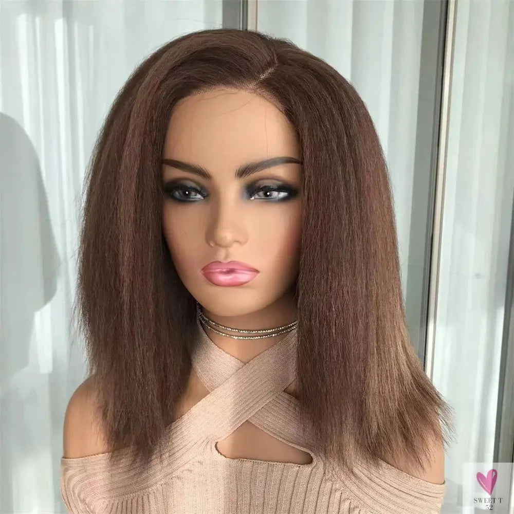 Wear Go Short Curly Lace Wigs Highlight Honey Blonde Deep Curly Synthetic Lace Wigs for Women Pre Cut Lace Wig Sweet T 52