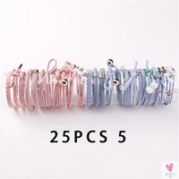 Women Scrunchy Elastic Hair Bands Ponytail Holder for Girl Rubber Rope Ties Gum Headwear Scrunchies Hair Accessories Ornaments SWEET T 52