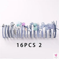 Women Scrunchy Elastic Hair Bands Ponytail Holder for Girl Rubber Rope Ties Gum Headwear Scrunchies Hair Accessories Ornaments SWEET T 52