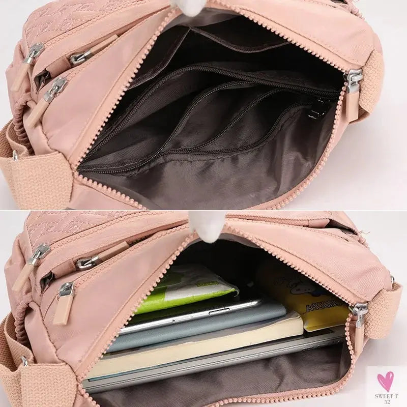 Women's Shoulder Crossbody Bag - Waterproof, Solid Colors, Casual Handbag, Messenger Bag Sweet T 52