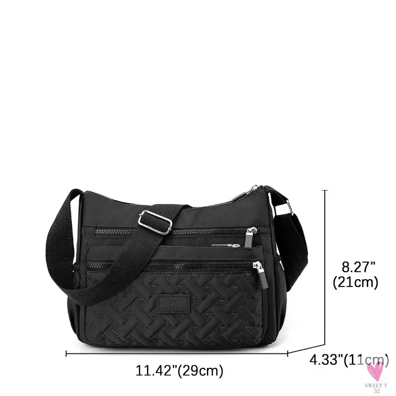 Women's Shoulder Crossbody Bag - Waterproof, Solid Colors, Casual Handbag, Messenger Bag Sweet T 52