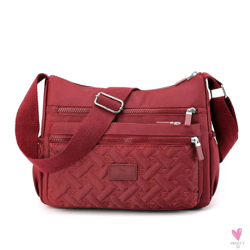 Women's Shoulder Crossbody Bag - Waterproof, Solid Colors, Casual Handbag, Messenger Bag Sweet T 52
