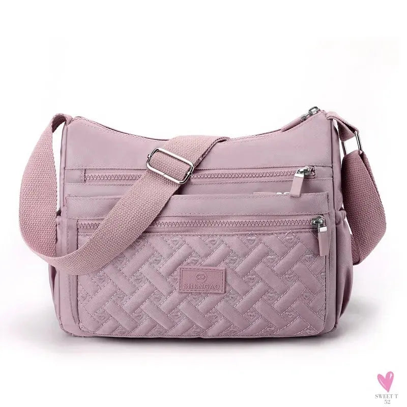 Women's Shoulder Crossbody Bag - Waterproof, Solid Colors, Casual Handbag, Messenger Bag Sweet T 52