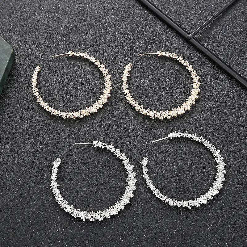 Trendy C-Shaped Half-Round Earrings for Ear Decoration