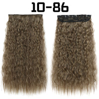 22-Inch Long Curly Synthetic Hair Extensions (Bulk)