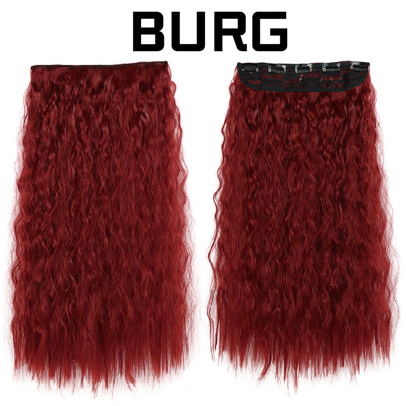 22-Inch Long Curly Synthetic Hair Extensions (Bulk)