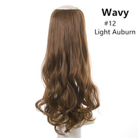 Wavy U Part Clip-In Hair Extensions for Women