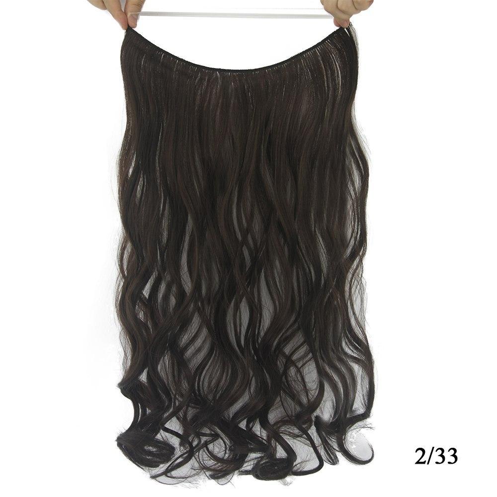 European Synthetic Clip-In Hair Extensions for Women