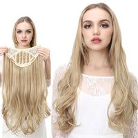 Wavy U Part Clip-In Hair Extensions for Women