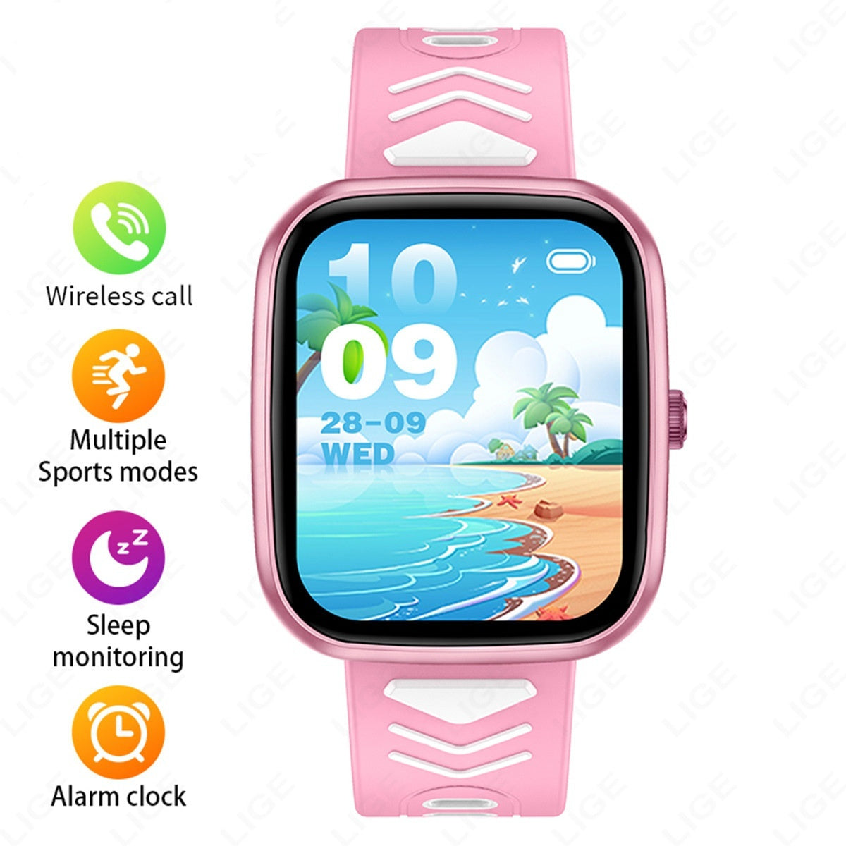 Bluetooth Calling/Sleep Detection/Multi-functional Smart Children's Watch for Students & Teenagers