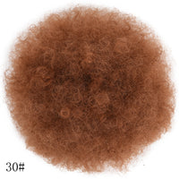 Kinky Curly Large Afro Fluffy Hair Piece and Micro-Curly Wig Hair Piece - 2 Sizes