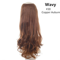 Wavy U Part Clip-In Hair Extensions for Women