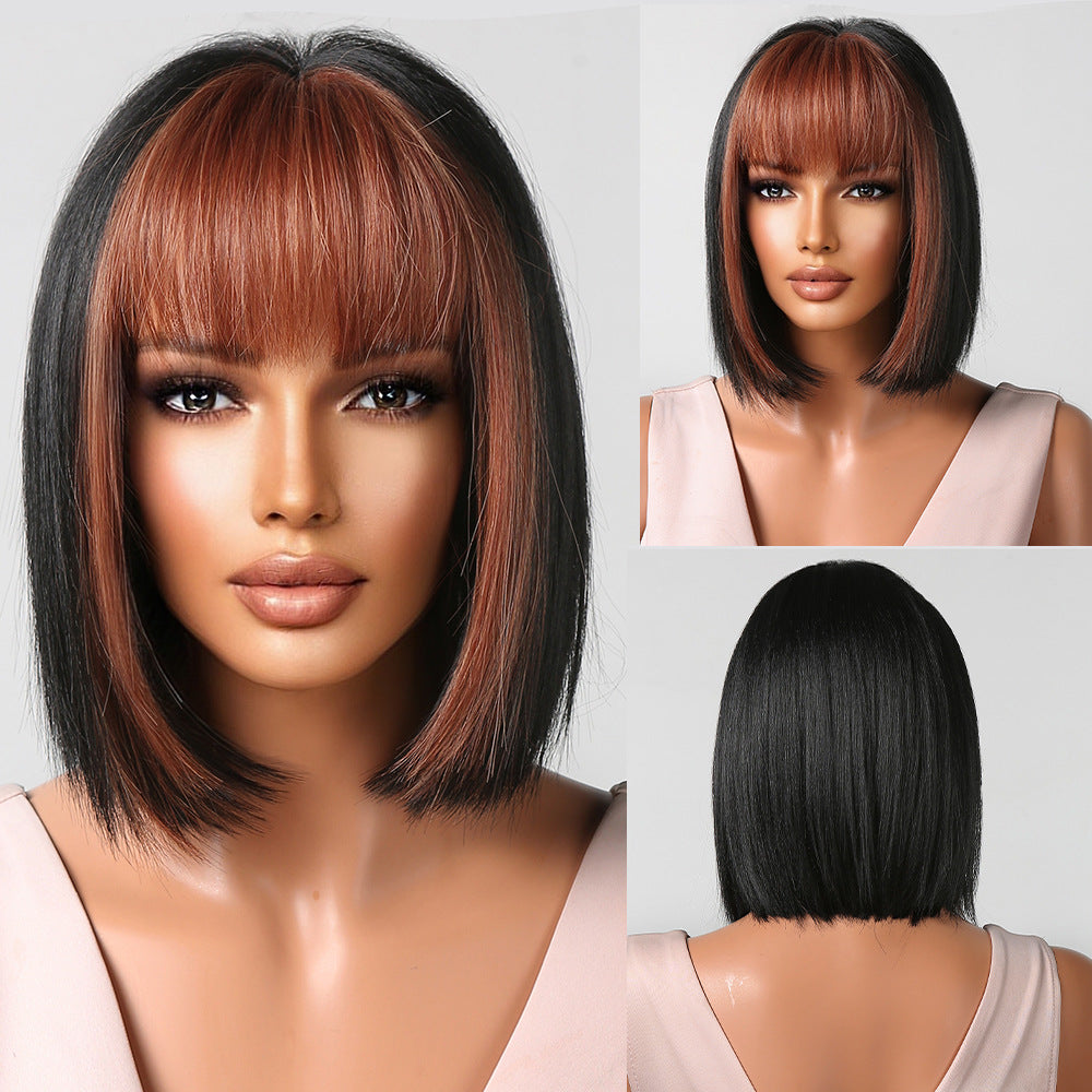 Women's Gradient Bob Wigs - Synthetic High Temperature Fiber, Daily Use