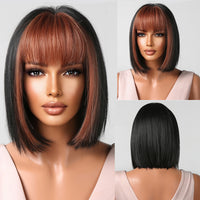 Women's Gradient Bob Wigs - Synthetic High Temperature Fiber, Daily Use