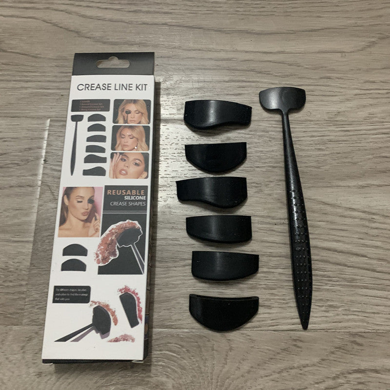 Lazy Eye Shadow Stamp Tool with Silicone Stamp