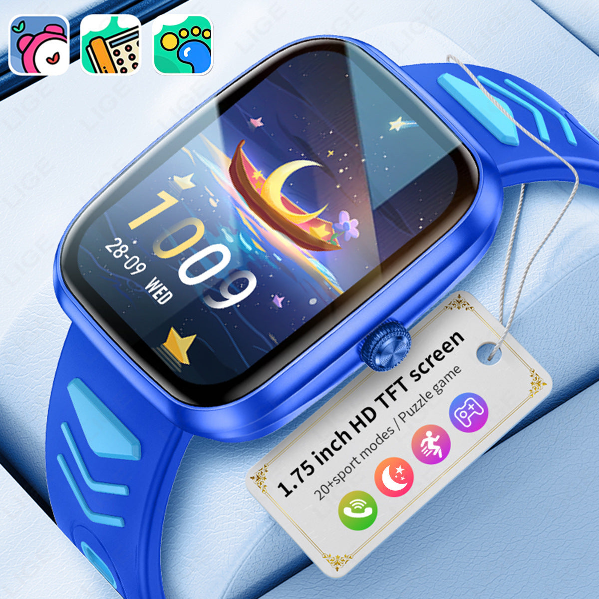 Bluetooth Calling/Sleep Detection/Multi-functional Smart Children's Watch for Students & Teenagers