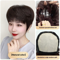 4 Inch Pixie Cut Textured Hair Wig, Human Hair, for Women