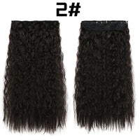 22-Inch Long Curly Synthetic Hair Extensions (Bulk)