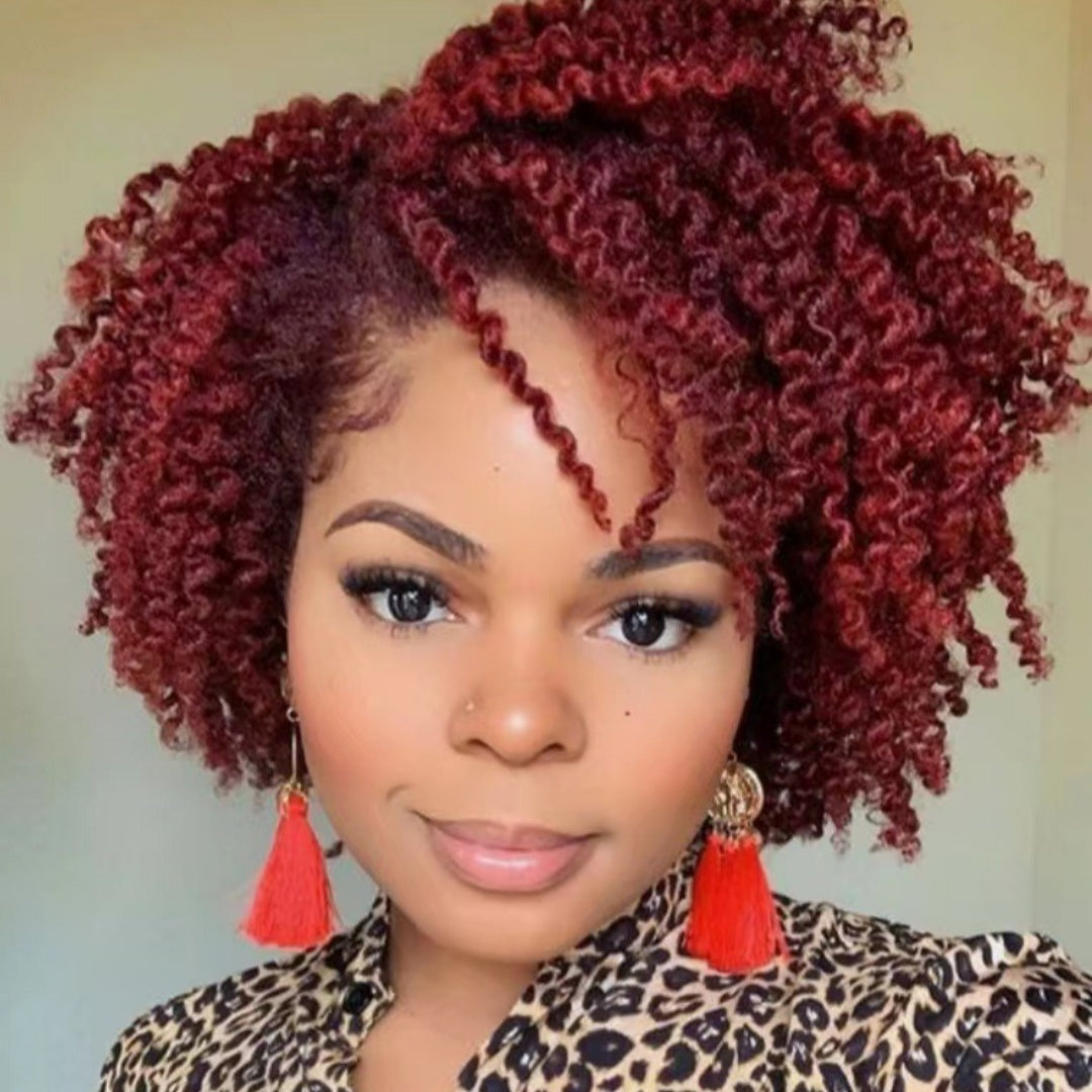 Women's Short Synthetic Curly Hair Wigs for Daily Use in 3 Colors