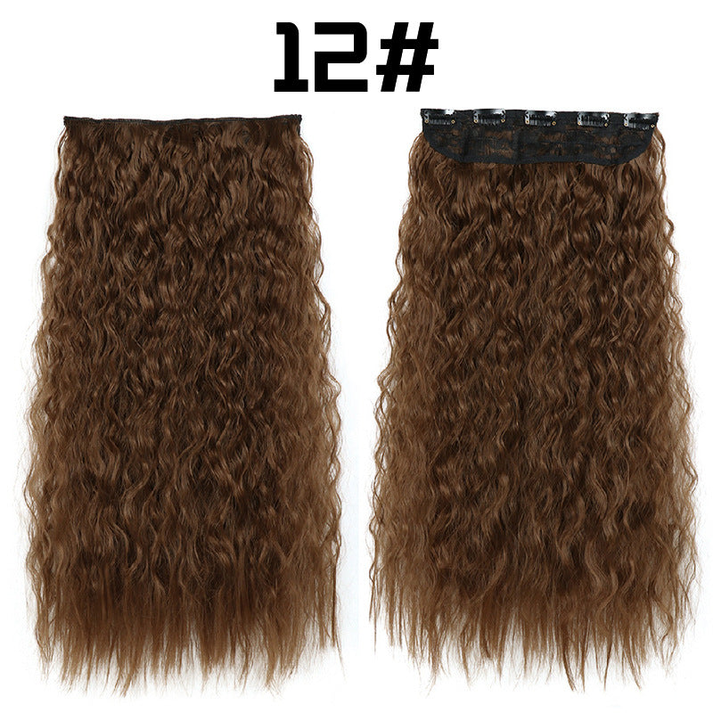 22-Inch Long Curly Synthetic Hair Extensions (Bulk)