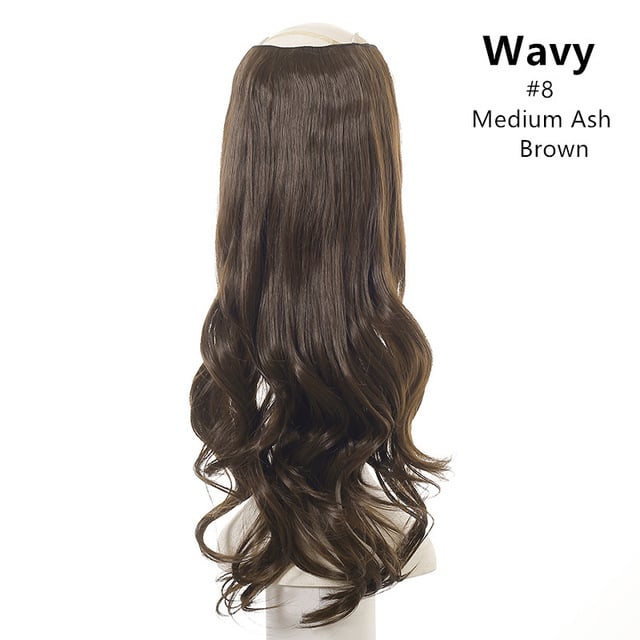 Wavy U Part Clip-In Hair Extensions for Women