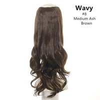 Wavy U Part Clip-In Hair Extensions for Women