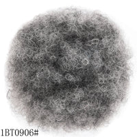 Kinky Curly Large Afro Fluffy Hair Piece and Micro-Curly Wig Hair Piece - 2 Sizes