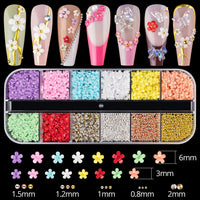 Nail Ornaments - Bow/Pearl Accessories Suite