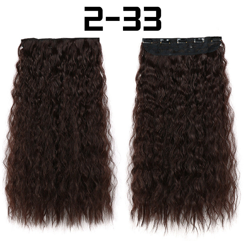 22-Inch Long Curly Synthetic Hair Extensions (Bulk)