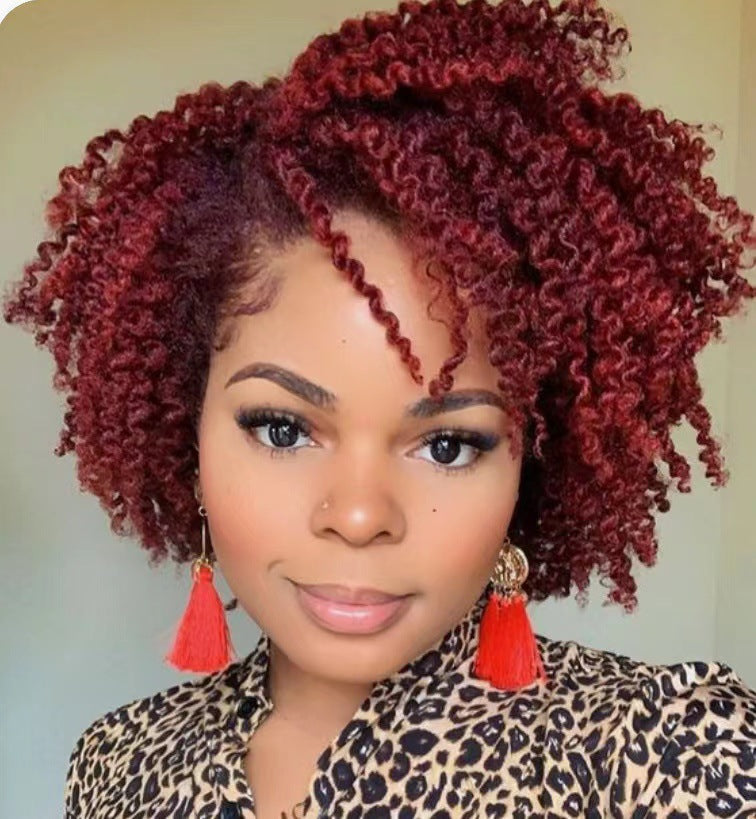 Women's Short Synthetic Curly Hair Wigs for Daily Use in 3 Colors