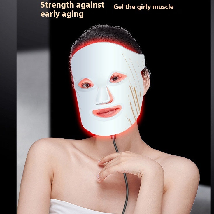 Flexible Silicone LED Light Face Mask