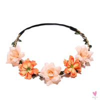 1 Piece Floral Garland, Princess Head Wreath/Crown Head Wear for Women and Girls