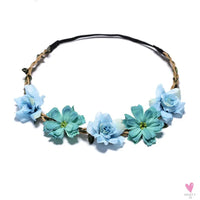 1 Piece Floral Garland, Princess Head Wreath/Crown Head Wear for Women and Girls