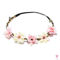 1 Piece Floral Garland, Princess Head Wreath/Crown Head Wear for Women and Girls