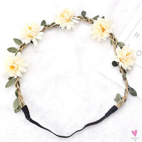 1 Piece Floral Garland, Princess Head Wreath/Crown Head Wear for Women and Girls